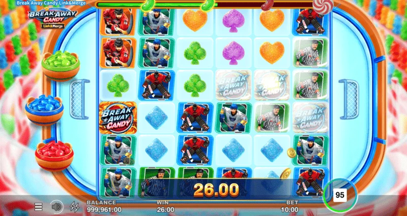 Break Away Candy - เริ่ม Free Spins พร้อม Multiplier Trail ที่เพิ่มขึ้น